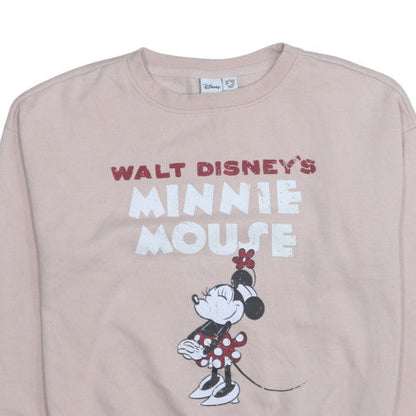 Womens UK Size S Disney Beige Pullover Sweatshirt