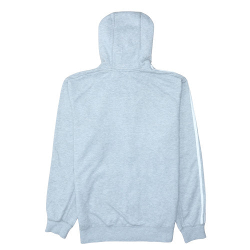 Mens UK Size L adidas Grey Full Zip Hoodie