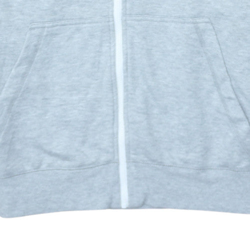 Mens UK Size L adidas Grey Full Zip Hoodie