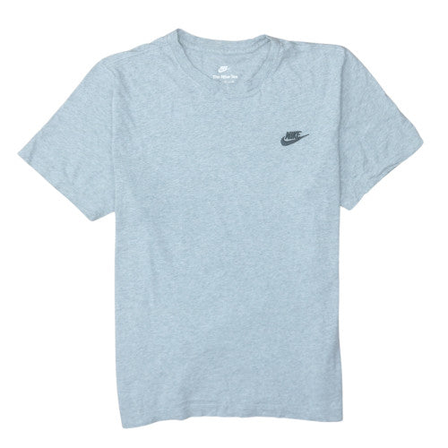 Nike Men's Grey Short Sleeve Crew Neck Cotton T-Shirt Size M