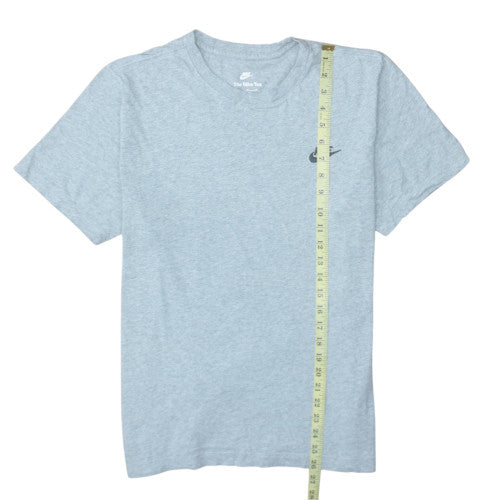 Nike Men's Grey Short Sleeve Crew Neck Cotton T-Shirt Size M