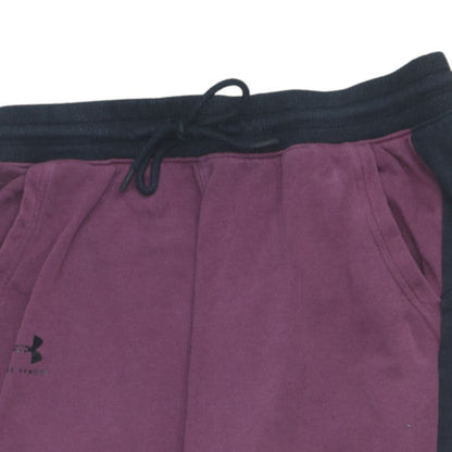 Under Armour Men’s Purple Jogger Sweatpants Size L Fleece Activewear