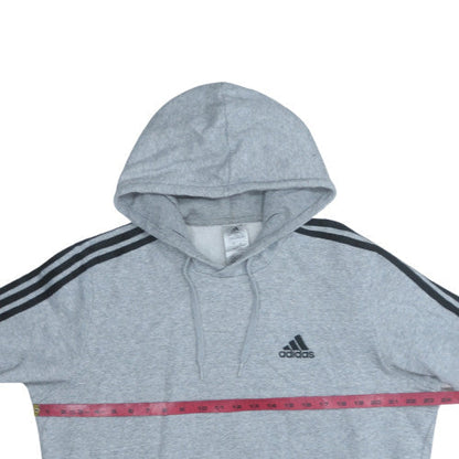 Mens UK Size L adidas Grey Pullover Hoodie