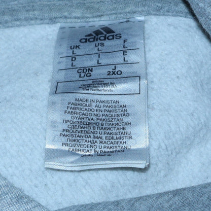 Mens UK Size L adidas Grey Pullover Hoodie