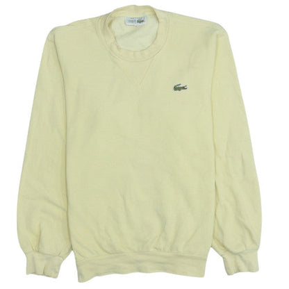 Mens UK Size M Lacoste Yellow Pullover Sweatshirt