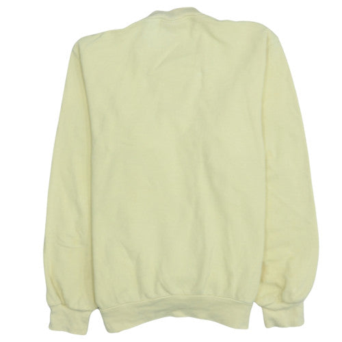 Mens UK Size M Lacoste Yellow Pullover Sweatshirt