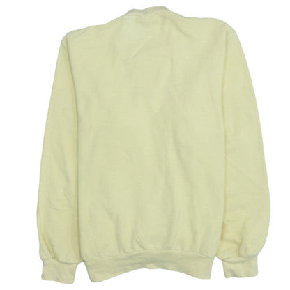 Mens UK Size M Lacoste Yellow Pullover Sweatshirt