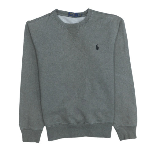 Mens UK Size S Ralph Lauren Grey Pullover Sweatshirt