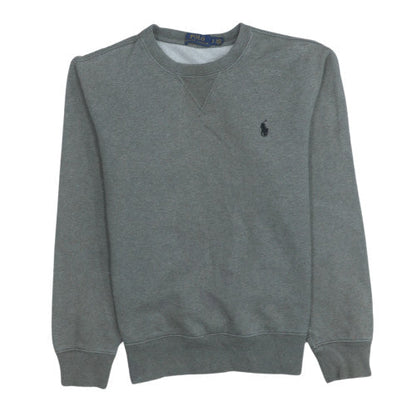 Mens UK Size S Ralph Lauren Grey Pullover Sweatshirt