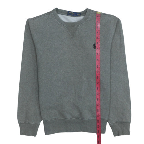 Mens UK Size S Ralph Lauren Grey Pullover Sweatshirt