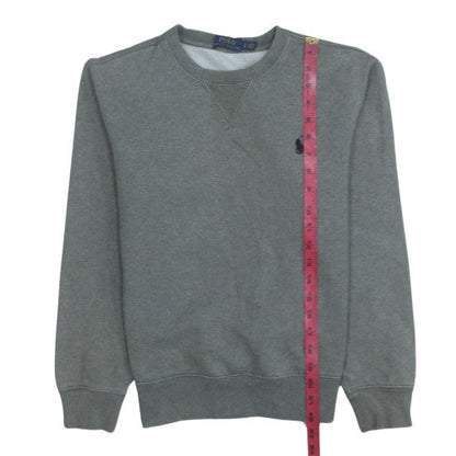 Mens UK Size S Ralph Lauren Grey Pullover Sweatshirt