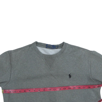 Mens UK Size S Ralph Lauren Grey Pullover Sweatshirt