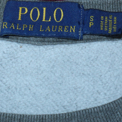 Mens UK Size S Ralph Lauren Grey Pullover Sweatshirt