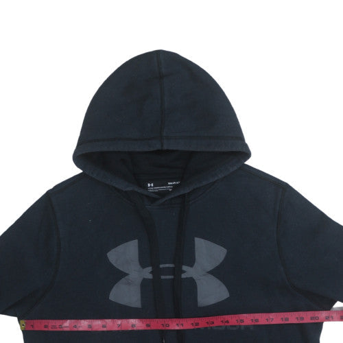 Mens UK Size S Under armour Black Pullover Hoodie