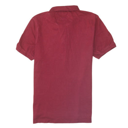 Tommy Hilfiger Men's Red Slim Fit Cotton Polo Shirt Size L