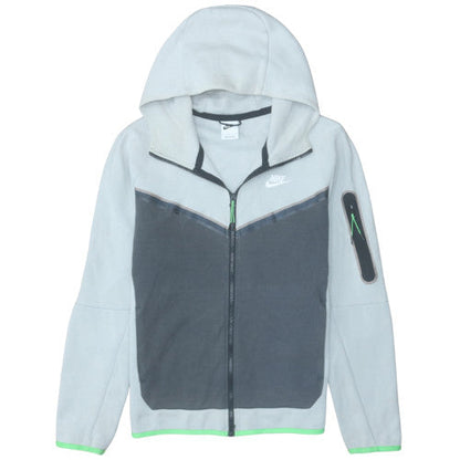 Mens UK Size S Nike Grey Full Zip Hoodie