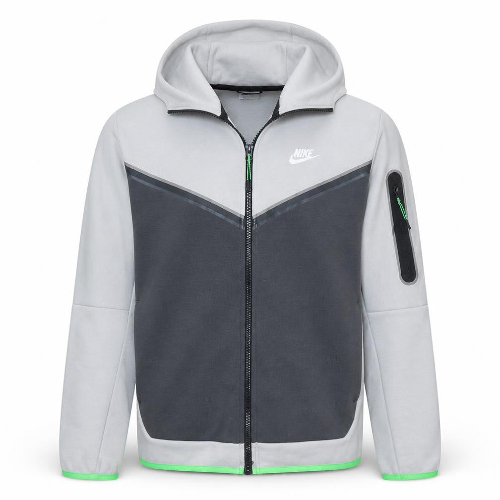Mens UK Size S Nike Grey Full Zip Hoodie