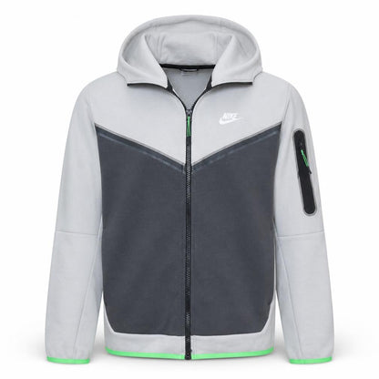 Mens UK Size S Nike Grey Full Zip Hoodie