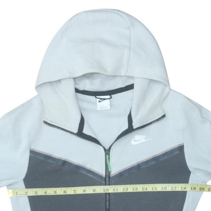 Mens UK Size S Nike Grey Full Zip Hoodie
