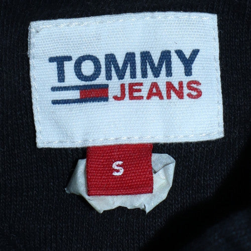 Mens UK Size S Tommy Jeans Black Pullover Hoodie