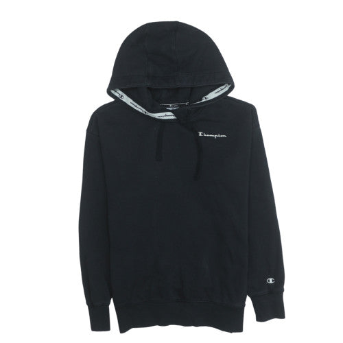 Mens UK Size S Champion Black Pullover Hoodie