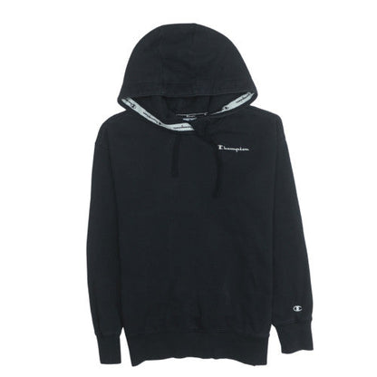 Mens UK Size S Champion Black Pullover Hoodie