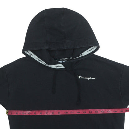 Mens UK Size S Champion Black Pullover Hoodie