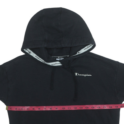 Mens UK Size S Champion Black Pullover Hoodie