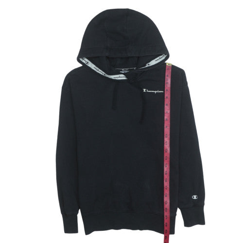 Mens UK Size S Champion Black Pullover Hoodie