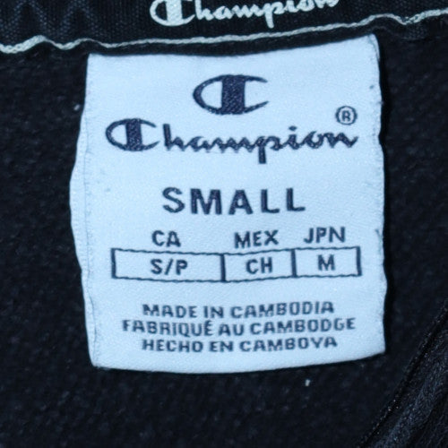 Mens UK Size S Champion Black Pullover Hoodie