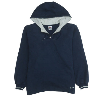Mens UK Size XL Nike Blue Pullover Hoodie