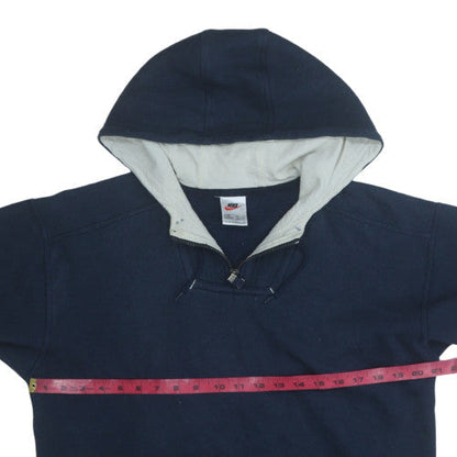 Mens UK Size XL Nike Blue Pullover Hoodie