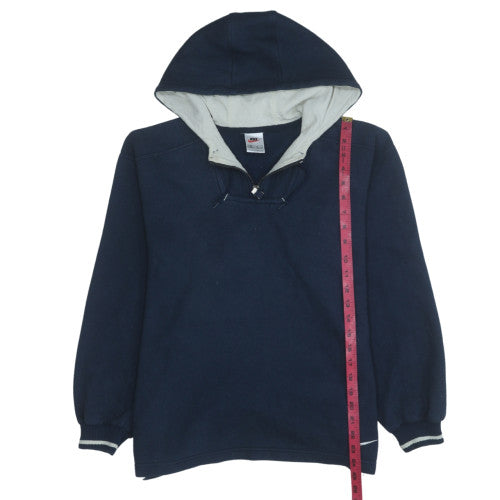 Mens UK Size XL Nike Blue Pullover Hoodie