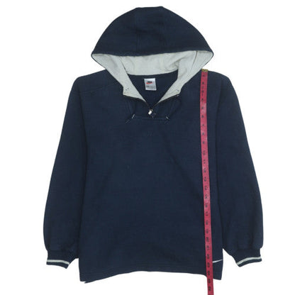 Mens UK Size XL Nike Blue Pullover Hoodie
