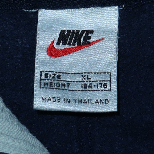 Mens UK Size XL Nike Blue Pullover Hoodie