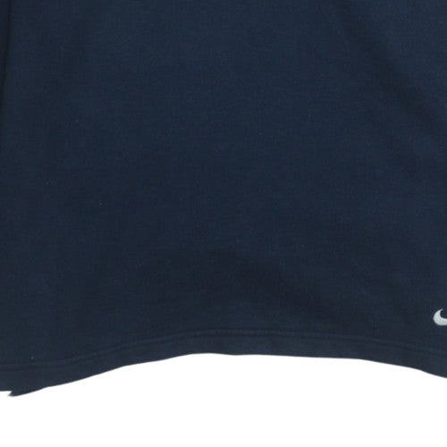 Mens UK Size XL Nike Blue Pullover Hoodie