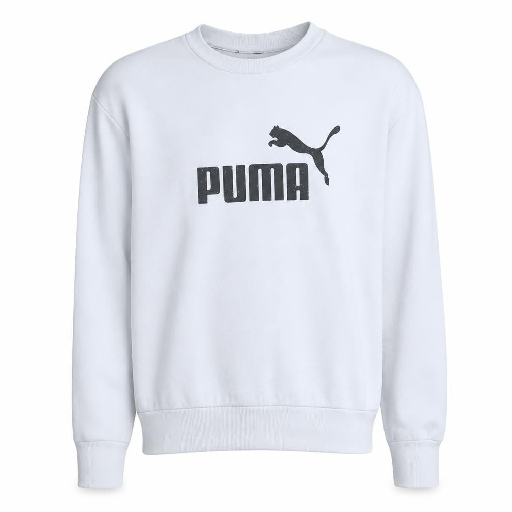Mens UK Size M PUMA White Pullover Sweatshirt