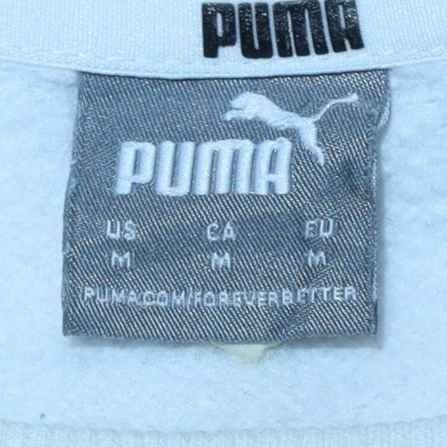 Mens UK Size M PUMA White Pullover Sweatshirt
