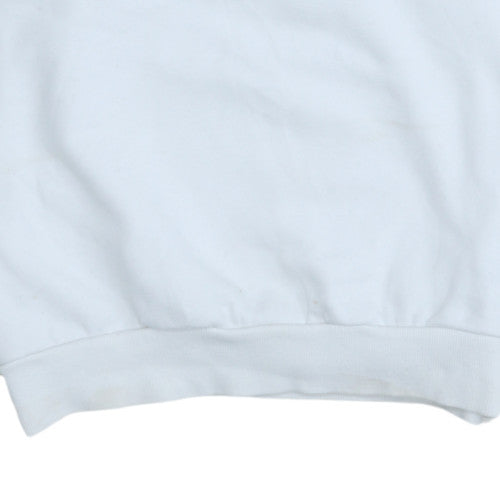Mens UK Size M PUMA White Pullover Sweatshirt