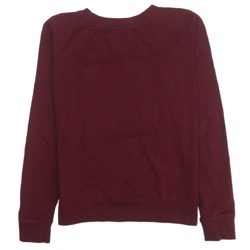 Mens UK Size L Hard Rock Cafe Red Pullover Sweatshirt