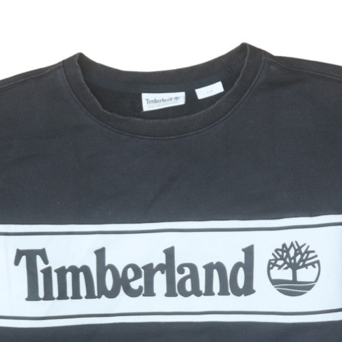Mens UK Size L Timberland Black Pullover Sweatshirt