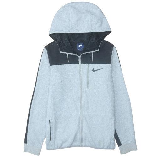 Mens UK Size S Nike Grey Full Zip Hoodie