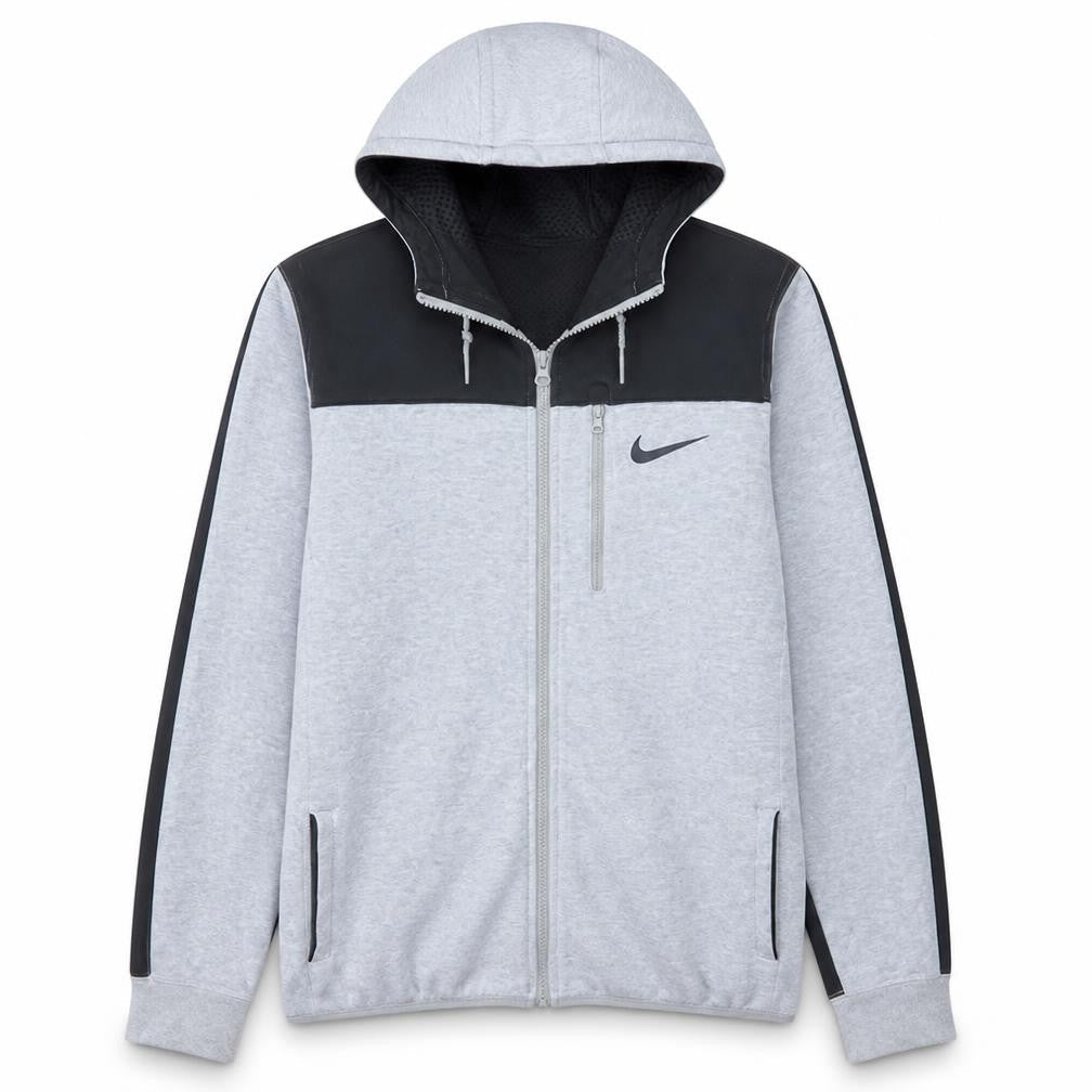 Mens UK Size S Nike Grey Full Zip Hoodie