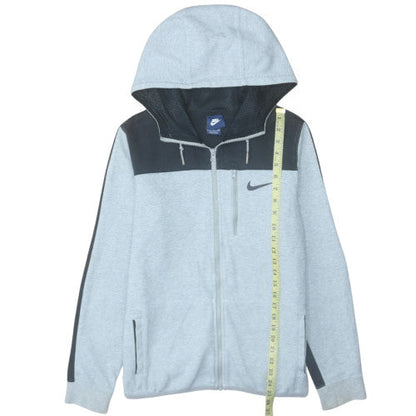 Mens UK Size S Nike Grey Full Zip Hoodie