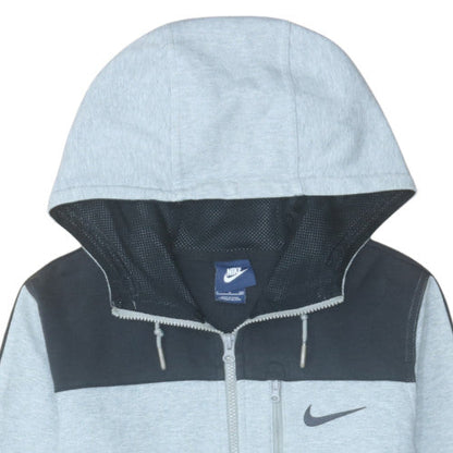 Mens UK Size S Nike Grey Full Zip Hoodie
