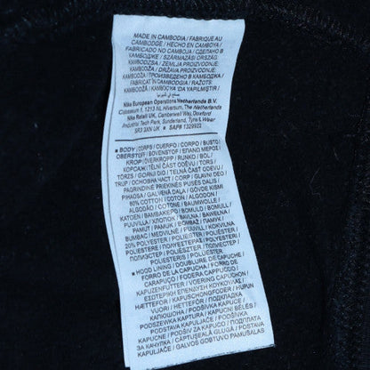 Mens UK Size M Nike Black Pullover Hoodie