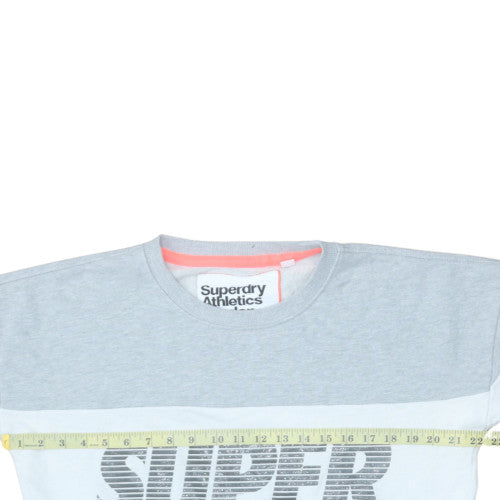 Mens UK Size XS Superdry Grey Pullover Sweatshirt
