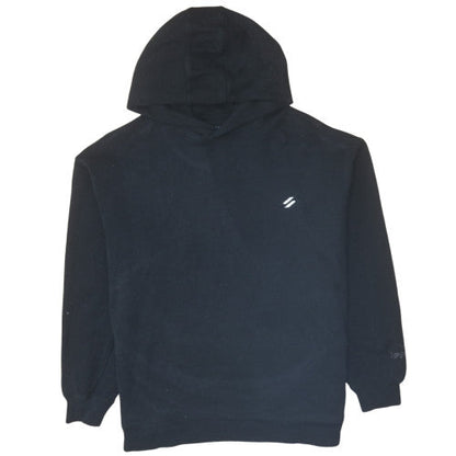 Mens UK Size L Superdry Black Pullover Hoodie