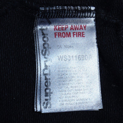 Mens UK Size L Superdry Black Pullover Hoodie