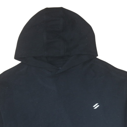 Mens UK Size L Superdry Black Pullover Hoodie